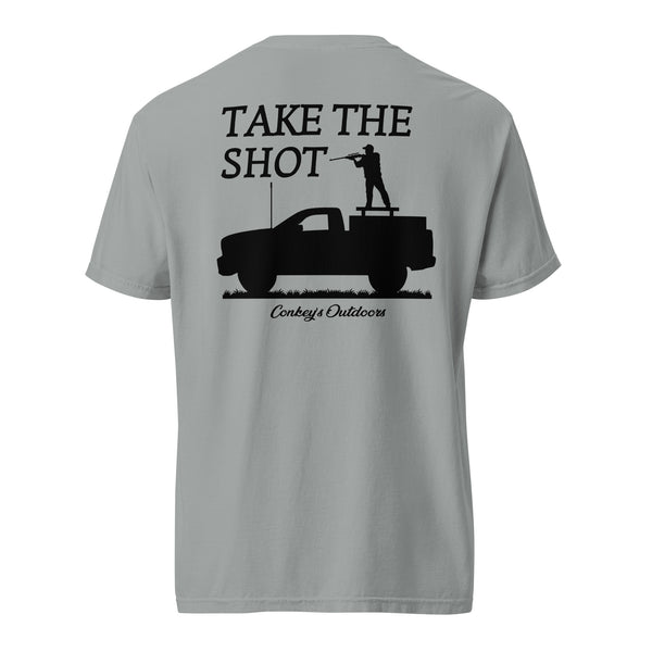 Take The Shot Truck Bed Hunting Shirt Granite