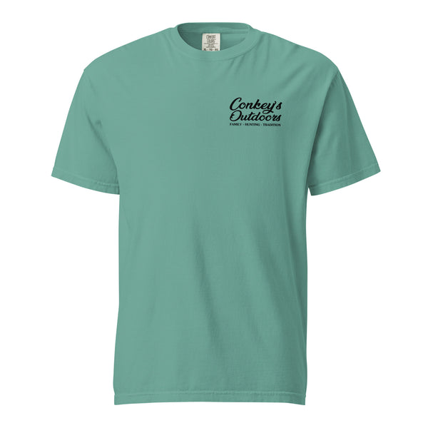 Take The Shot Truck Bed Hunting Shirt Seafoam Front