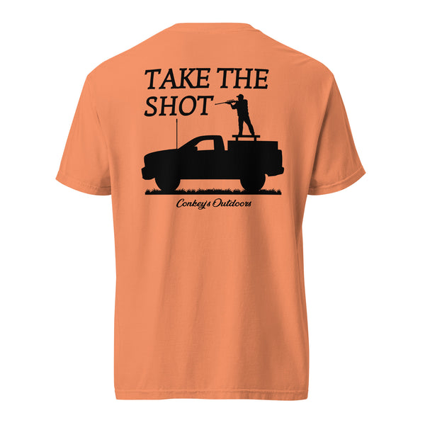 Take The Shot Truck Bed Hunting Shirt Terracotta