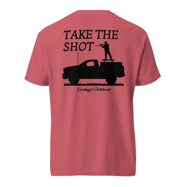 Take The Shot Truck Bed Hunting Shirt Watermelon