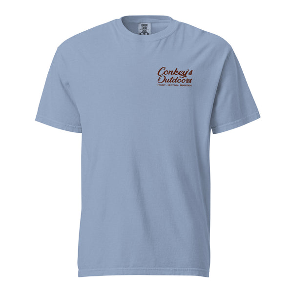 The Hunting Store Coonhound Shirt Washed Denim Front