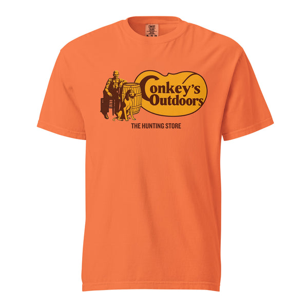 The Hunting Store Front Logo Coonhound Shirt Burnt Orange
