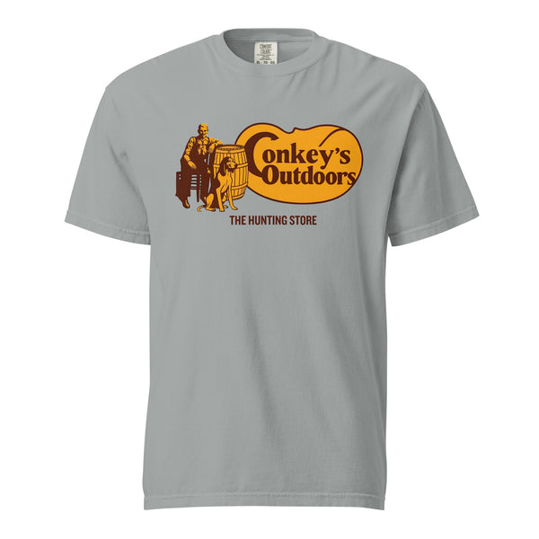 The Hunting Store Front Logo Coonhound Shirt Granite