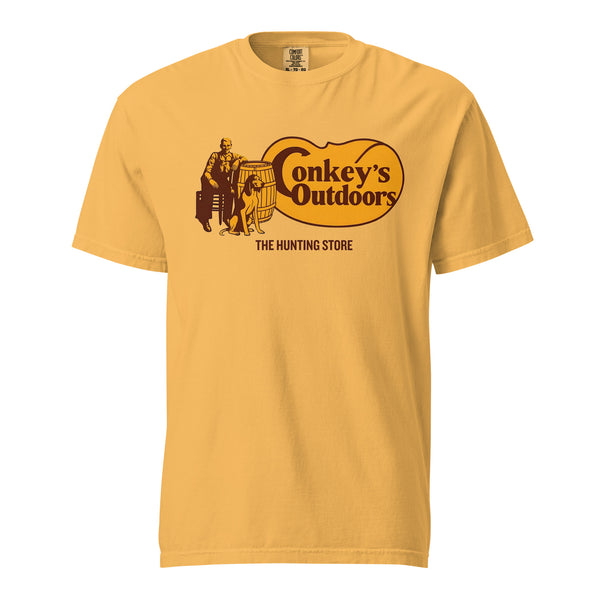 The Hunting Store Front Logo Coonhound Shirt Mustard