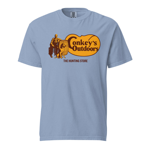 The Hunting Store Front Logo Coonhound Shirt Washed Denim