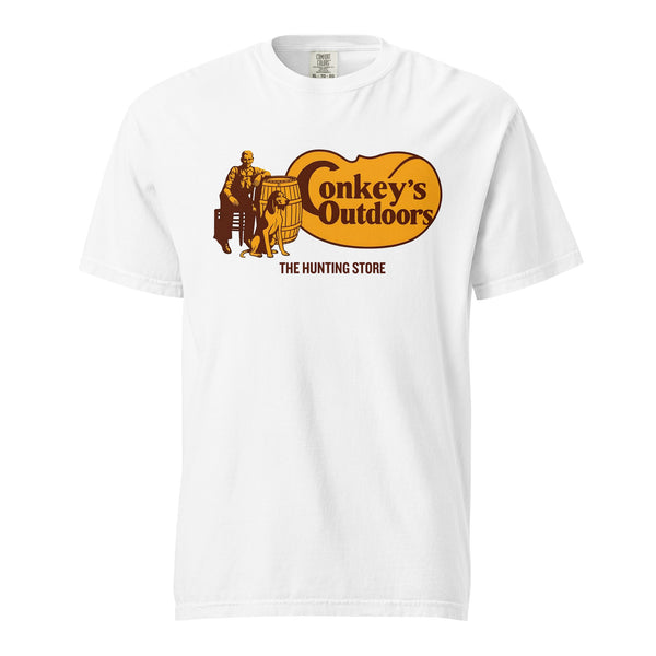 The Hunting Store Front Logo Coonhound Shirt White