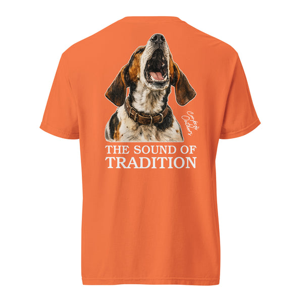 The Sound of Tradition Coonhound Shirt Burnt Orange
