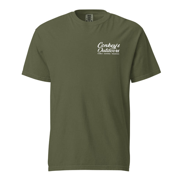 The Sound of Tradition Coonhound Shirt Hemp Front
