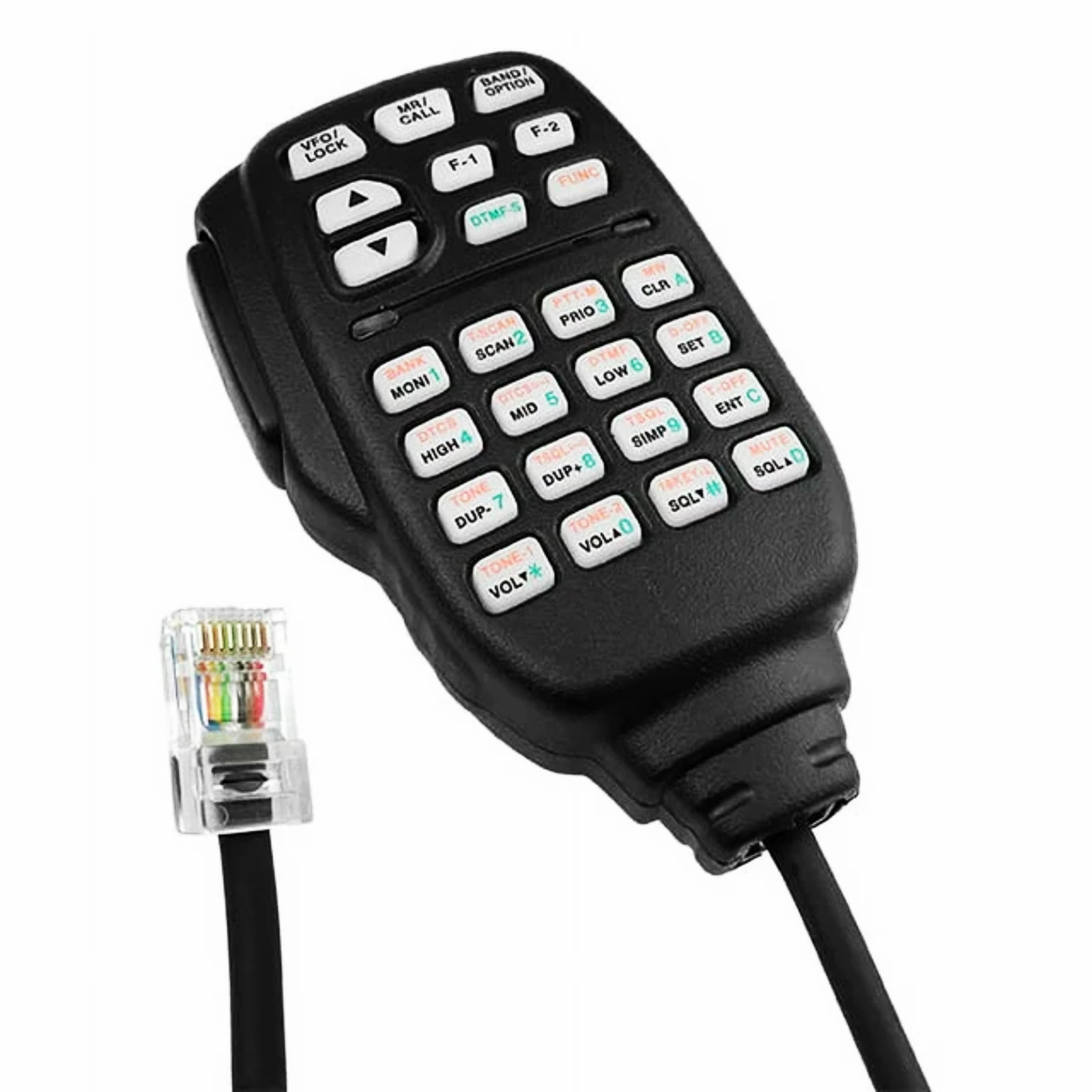 Micrófono Con Teclado DTMF Para Radios Doble Banda IC-V8000