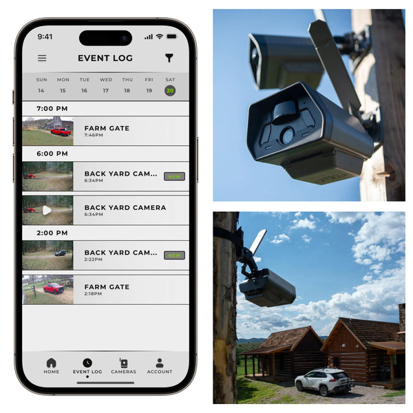 Tactacam - Defend Bundle (Cellular Security Camera & Solar Panel)