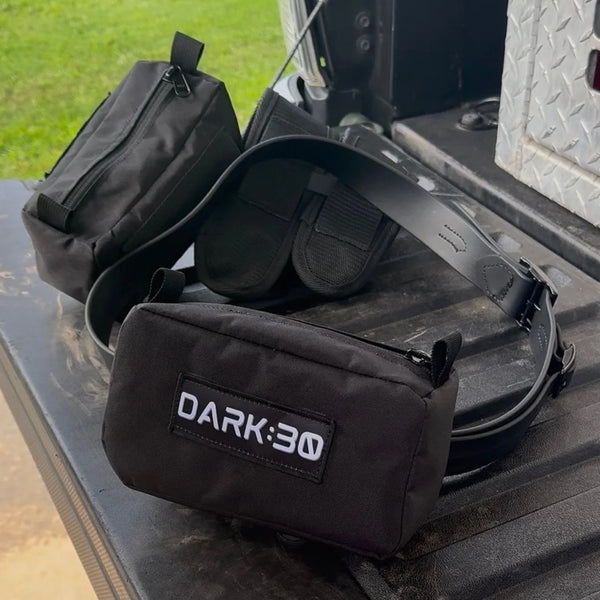 Dark 30 Blacked Out Competition Belt Set