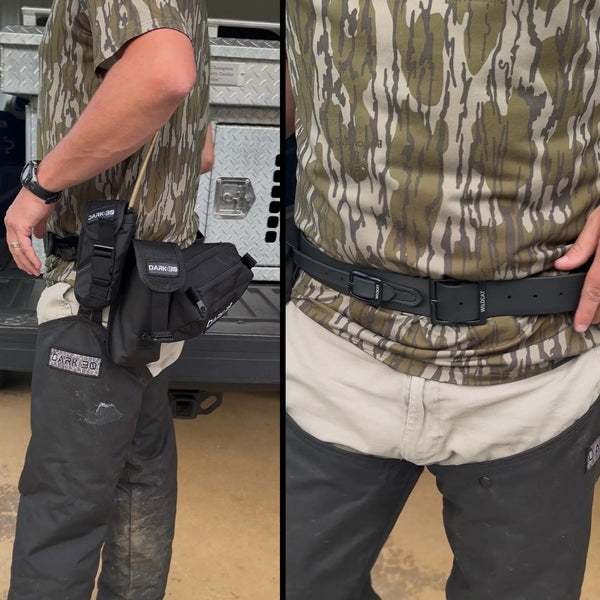 Dark 30 Blacked Out Competition Belt Set