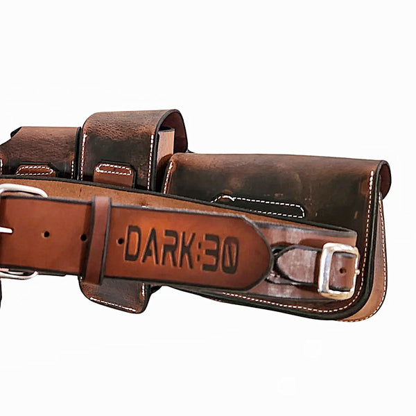 Dark 30 Leather Belt Pouch Combo