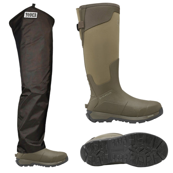 Lacrosse Alphaburly Aero Boots with Yoder Chaps