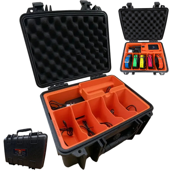 Collar Coffin 5.2 - Travel Case with Built-in Charging for Garmin Alpha Systems