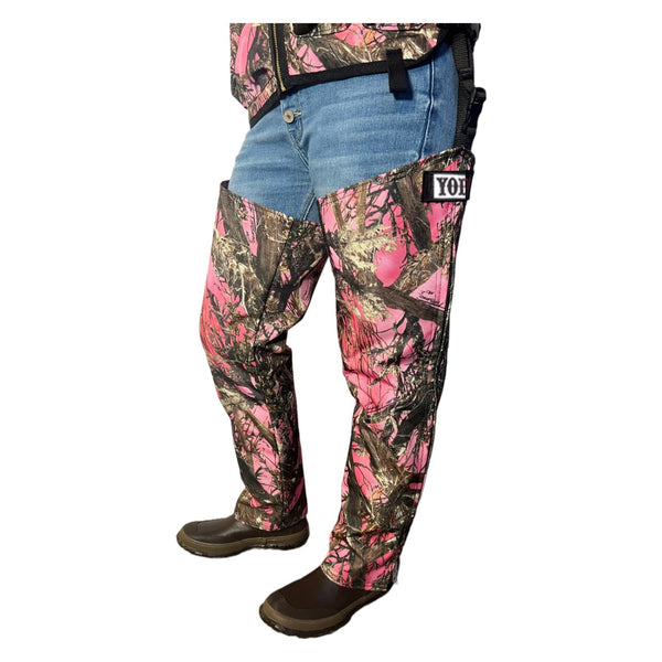 Yoder Purple or Pink Camo Chaps