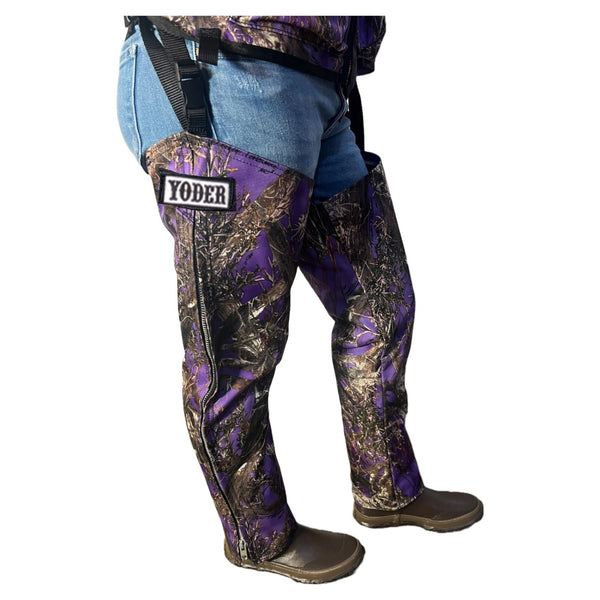 Yoder Purple or Pink Camo Chaps