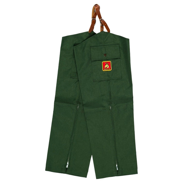 Mule Original Plain Chaps - Briarproof - No Liner - Green