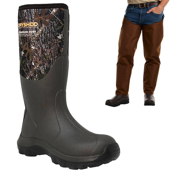 Dryshod Evalusion Boots with Dan's Chaps