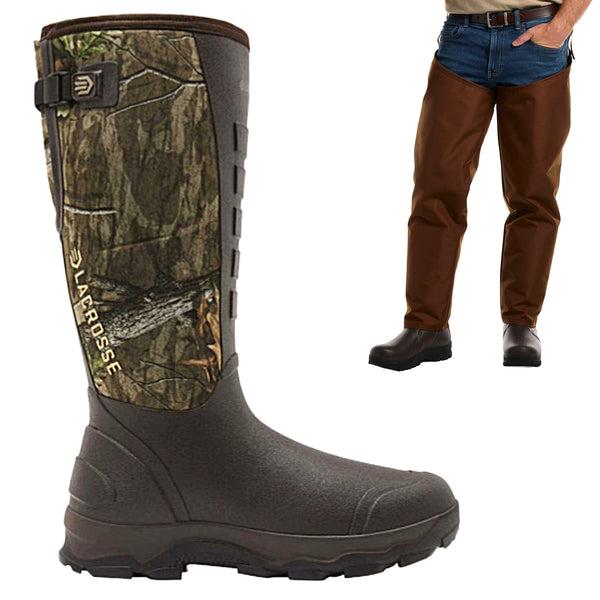 Lacrosse Alpha Lite II Boot with Dan's Chaps