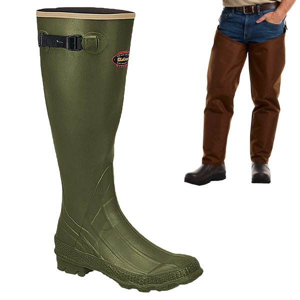 LaCrosse Grange Knee Boot with Dan's Chaps - Non Insulated with Chaps
