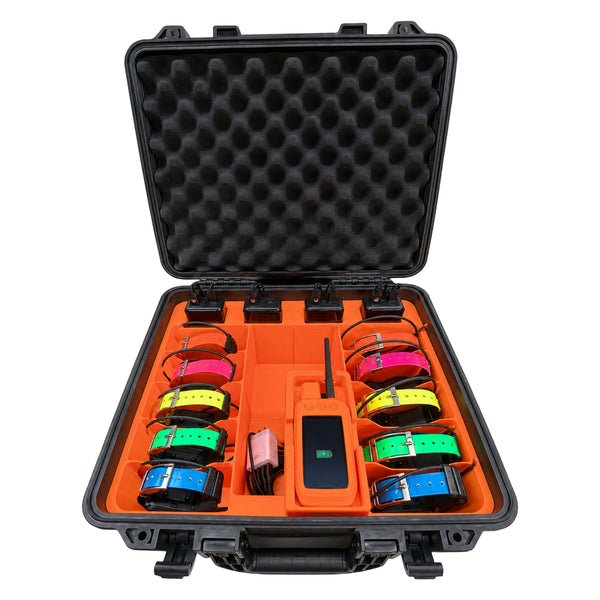 Collar Coffin 10.4 - Travel Case with Built-in Charging for Garmin Alpha Systems