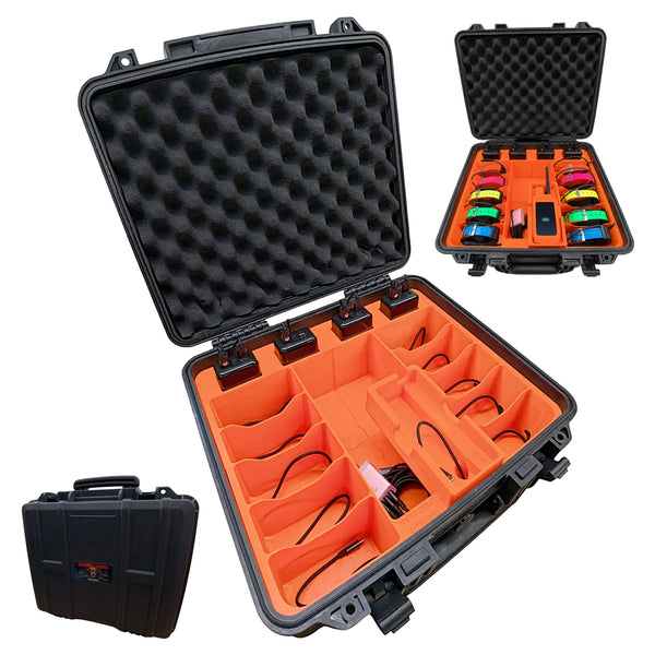 Collar Coffin 10.4 - Travel Case with Built-in Charging for Garmin Alpha Systems