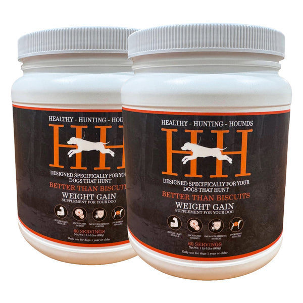 Healthy Hunting Hounds Better Than Biscuits Weight Gainer Bundle (120 Servings)