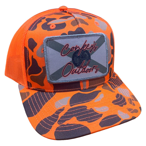 Conkey's Florida Tradition - Orange Camo Hat