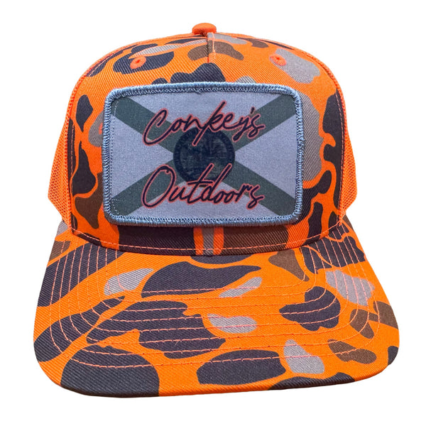 Conkey's Florida Tradition - Orange Camo Hat