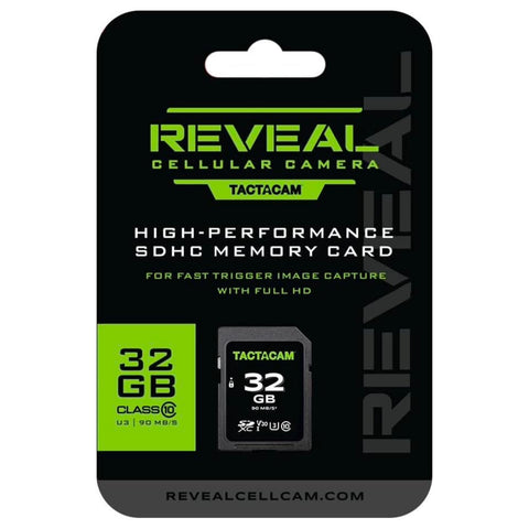 Tactacam - 32GB High Performance SDHC Memory Card