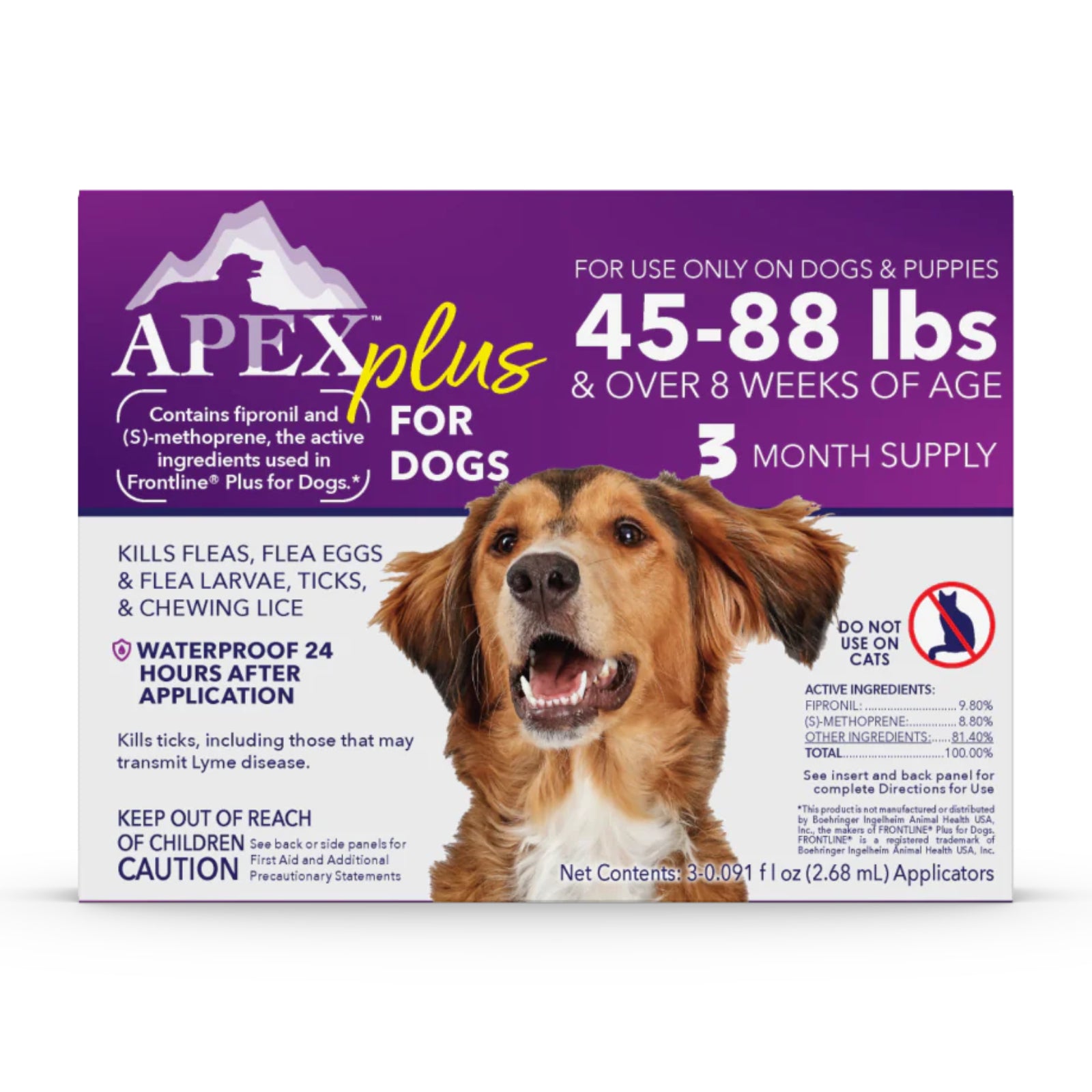 Apex Plus Flea / Tick / Lice Treatment for Dogs