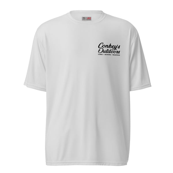 What Up Dog Coonhound Performance Shirt Silver Front