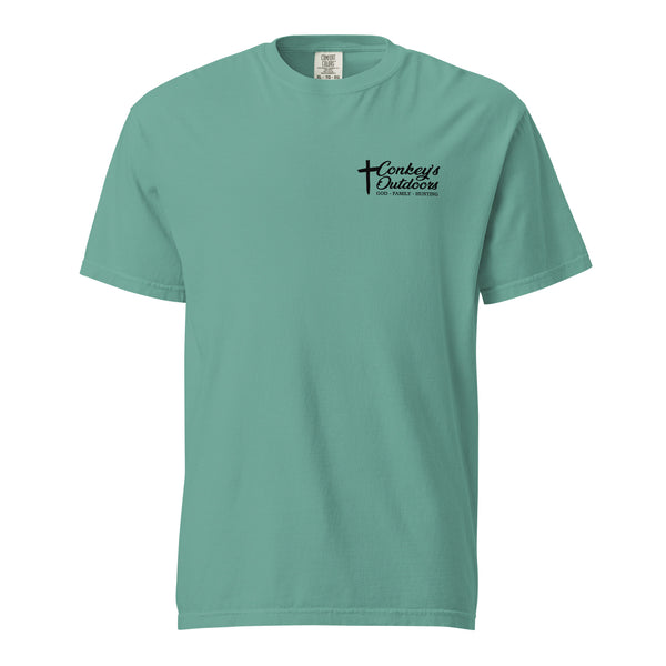 When God Made a Dog Coonhound Shirt Chalky Mint Front