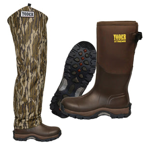 Yoder Xtreme Boots with Yoder Bottomland Chaps – Conkey's Outdoors