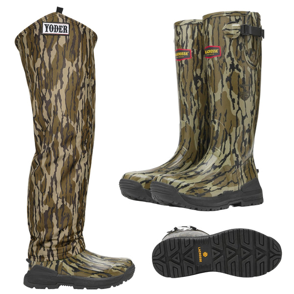 Lacrosse Burly Aero Boots with Yoder Bottomland Chaps
