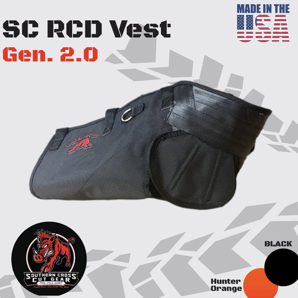 SC RCD Vest (Running Catch Dog) Gen. 2.0- Collar Separate added Leg Guards