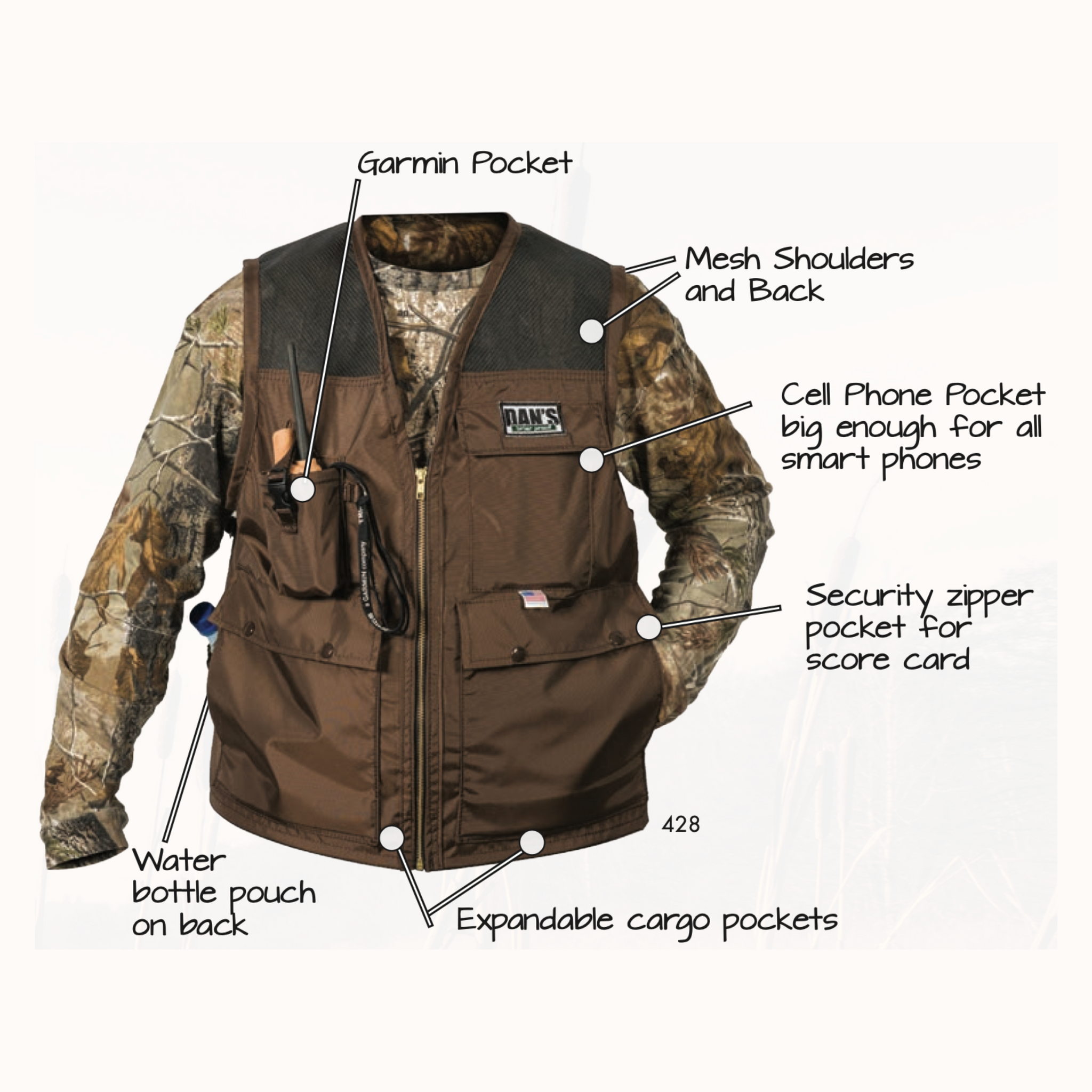 Dans Hunting Gear Dog Days Vest (Dans-Dog-Days-Vest) Conkey's Outdoors
