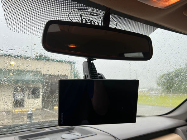 Rearview Mirror Mount For Garmin Drivetrack or Handheld