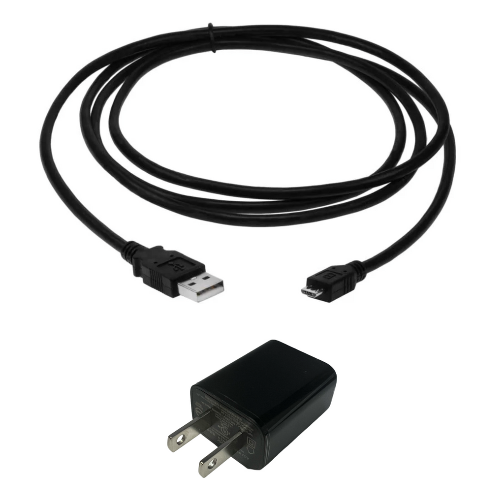 Cargador 2A Para Garmin Foretrex 601/701, Xero A1/A1i/X1i, Alpha 200i - Entrada 100-250V, Micro-USB, Cable 1.1 M (Color Negro)