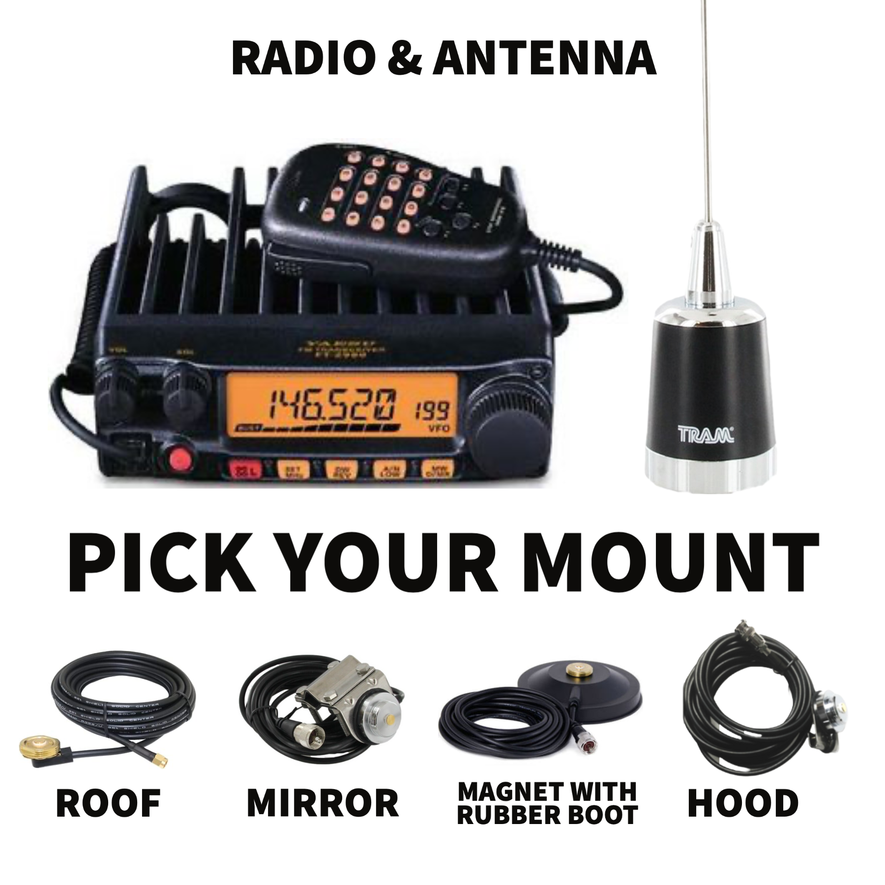 Yaesu FT-2980R VHF Radio Bundle (Discontinued) – Conkey's
