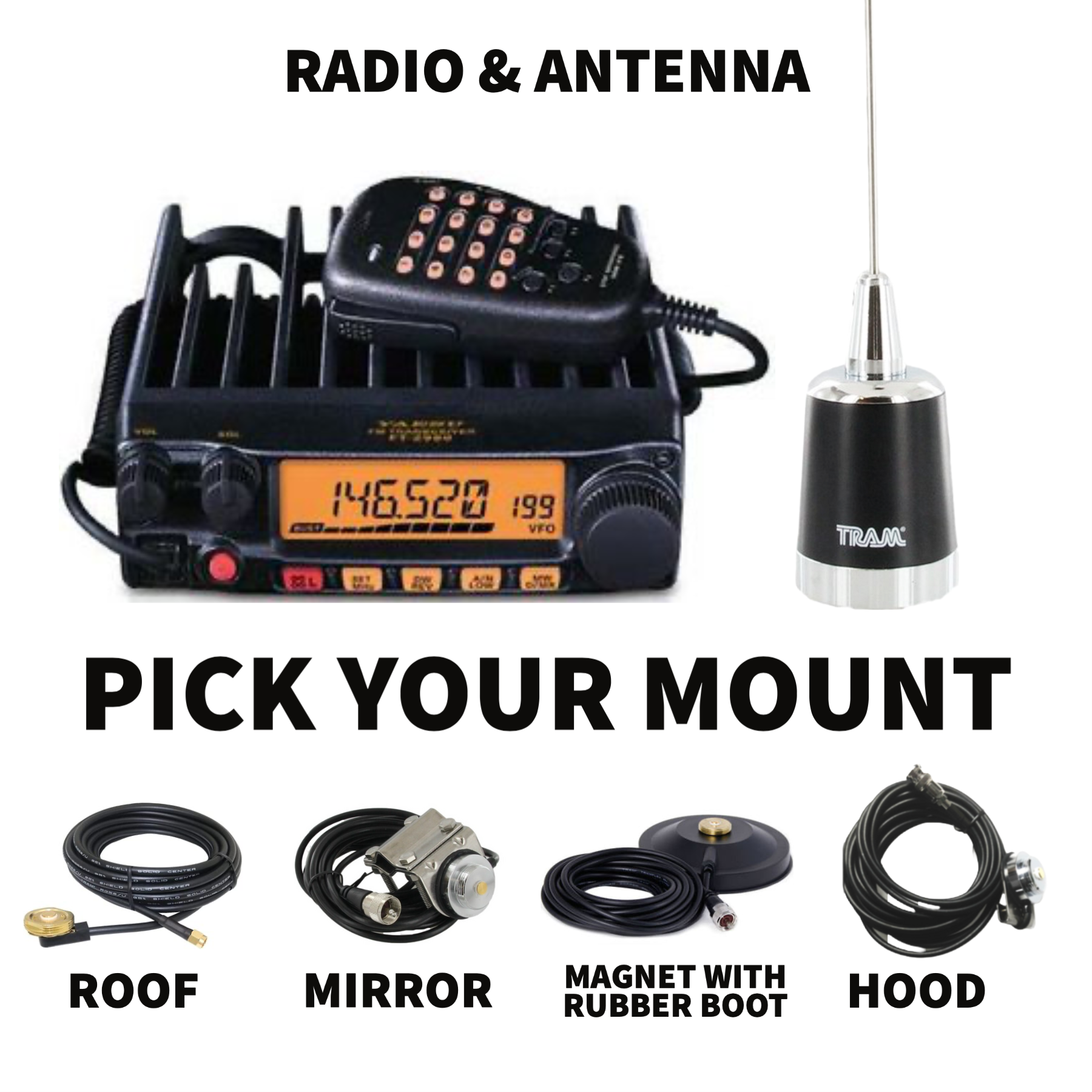 Yaesu FT-2980R VHF Radio Bundle – Conkey's Outdoors