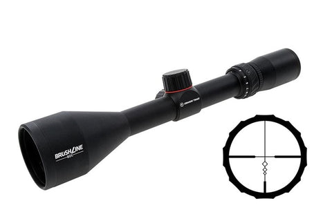BRUSHLINE 3-9X50 1" BDC RIFLESCOPE